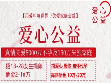 江口捐卵助孕生子 爱心志愿者招募